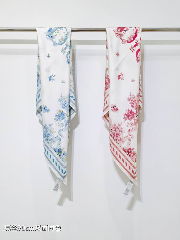 Dior silk scarf 90X90cm E070755